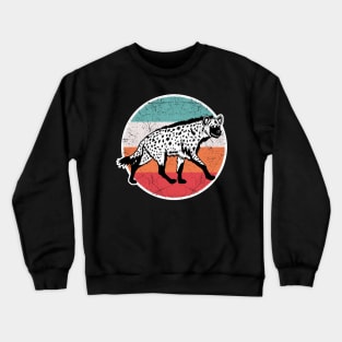 Vintage Retro Hyena Crewneck Sweatshirt